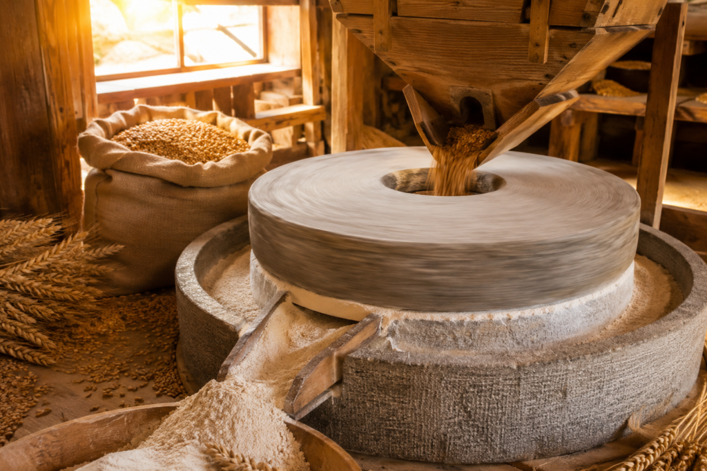 GM Foods Pathar Chakki Atta traditional stone milled whole wheat flour