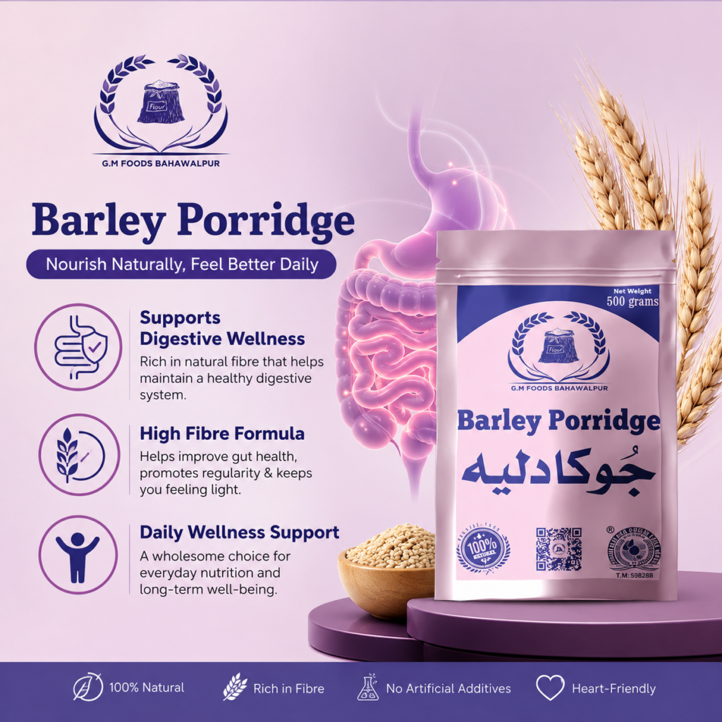 Barley Porridge Rich in Beta Glucan Fibre