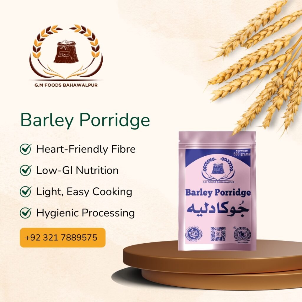 High Fibre Barley Porridge for Heart Health