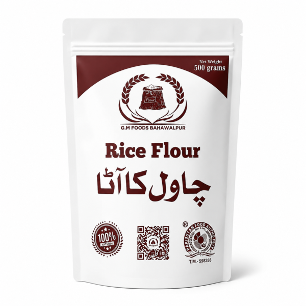 Rice Flour Premium Gluten Free Flour by GM Foods Bahawalpur