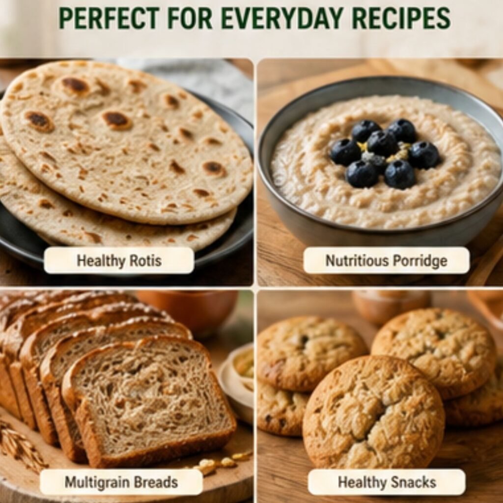barley flour suitable for making rotis